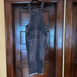 Women’s stretch denim overalls